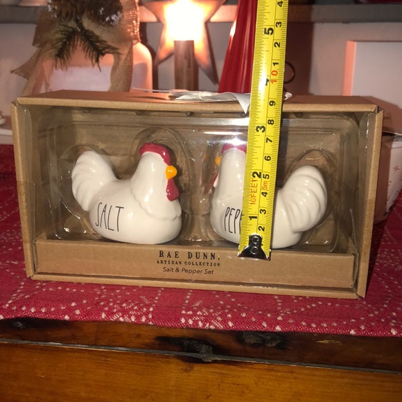 Rae Dunn SALT & PEPPER Shakers (Farmhouse Chickens) - Picture 6 of 6